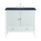 James Martin Vanities 36'' Vanity, Bright White w/ 3 CM Charcoal Soapstone Quartz Top 485-V36-BW-3CSP - alternate 1